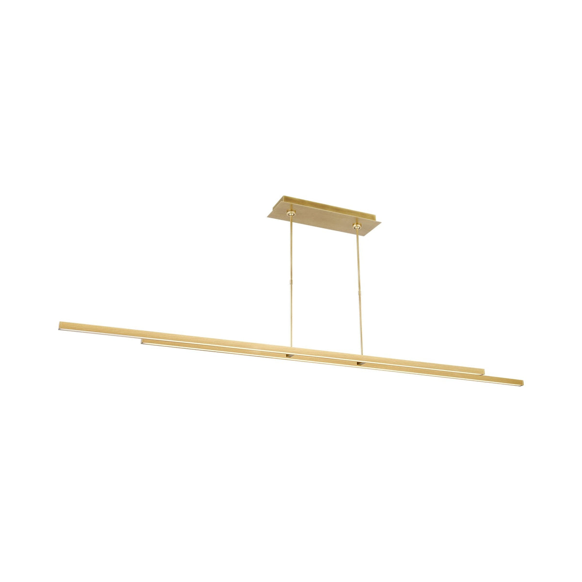 Visual Comfort Modern Stagger Linear LED Pendant Light