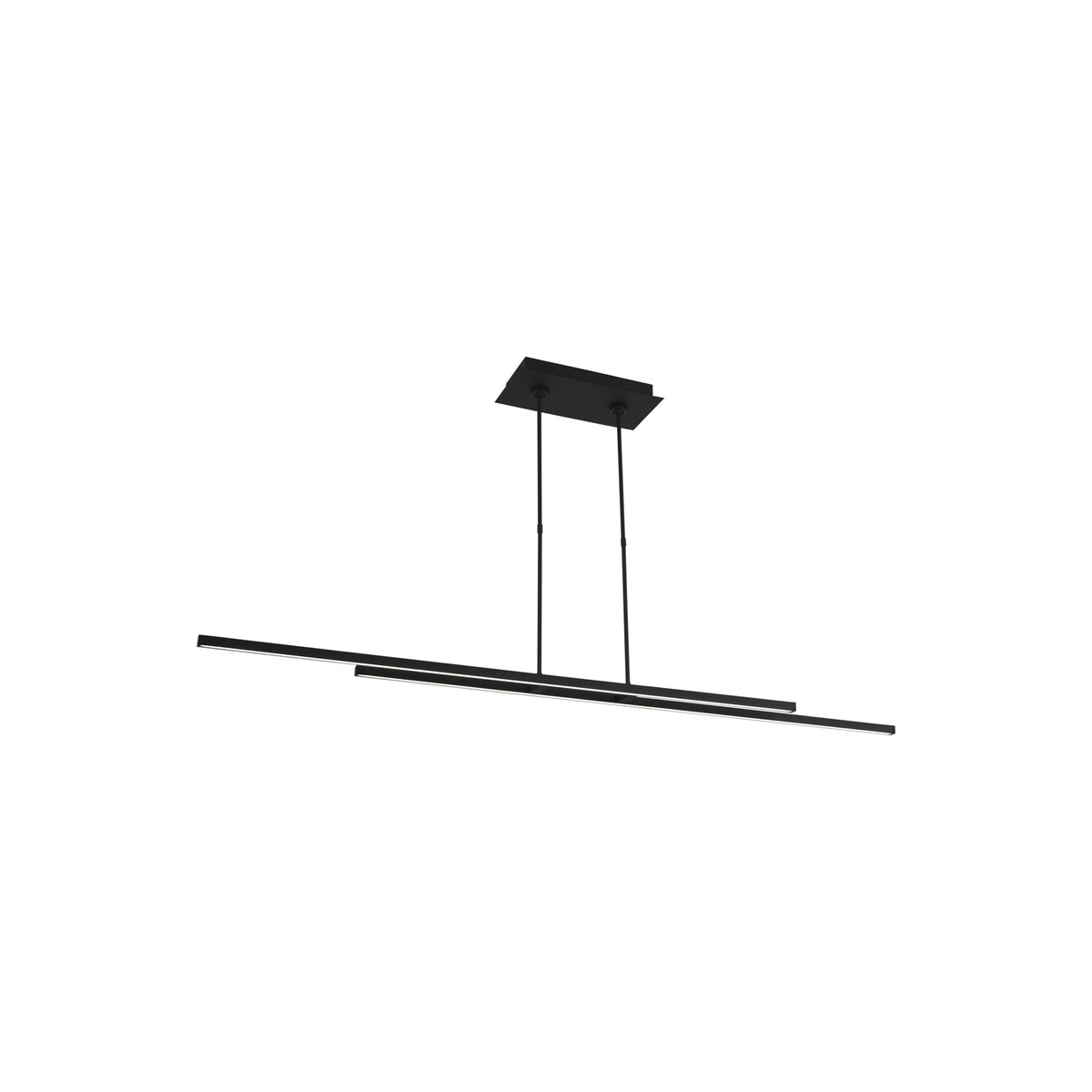 Visual Comfort Modern Stagger Linear LED Pendant Light