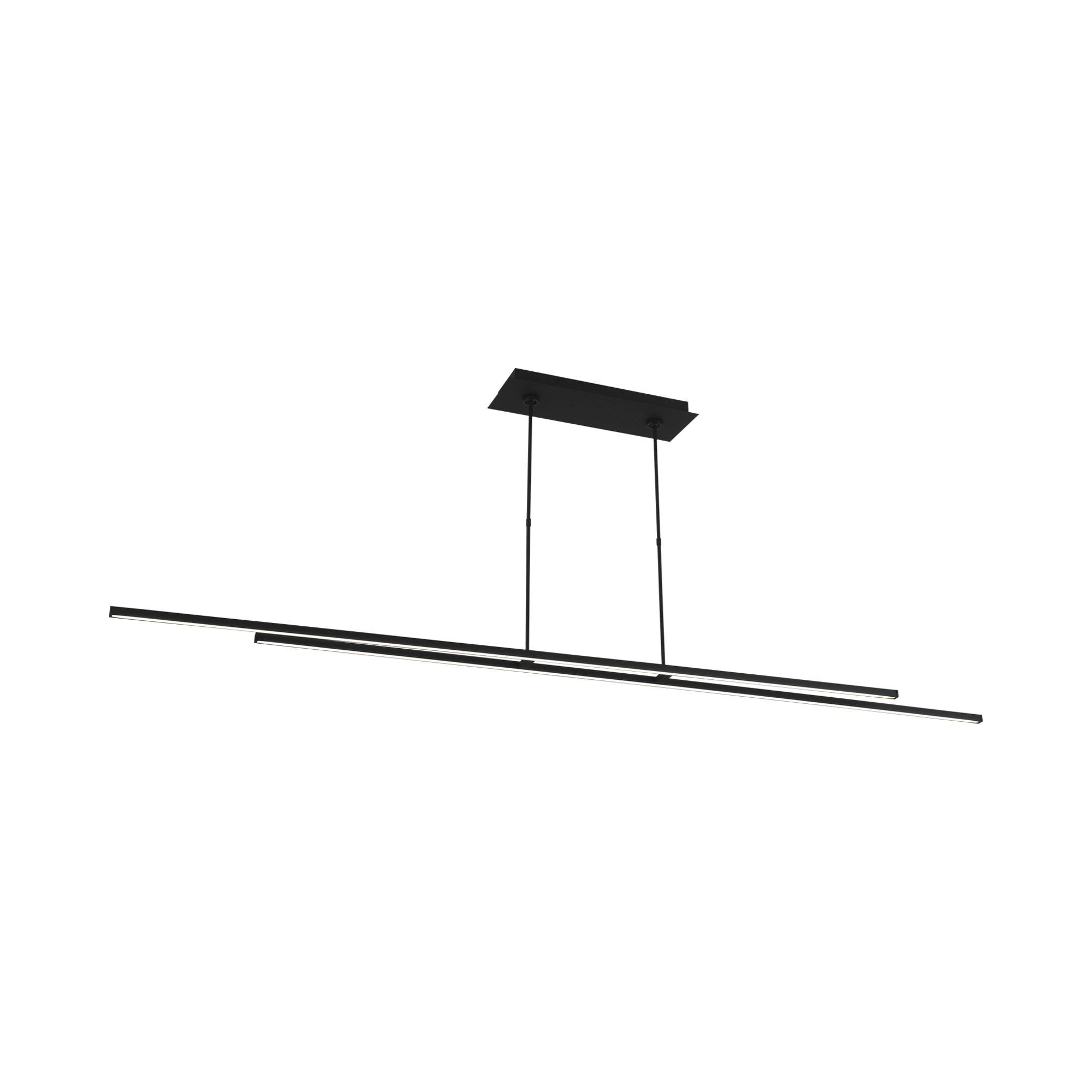 Visual Comfort Modern Stagger Linear LED Pendant Light