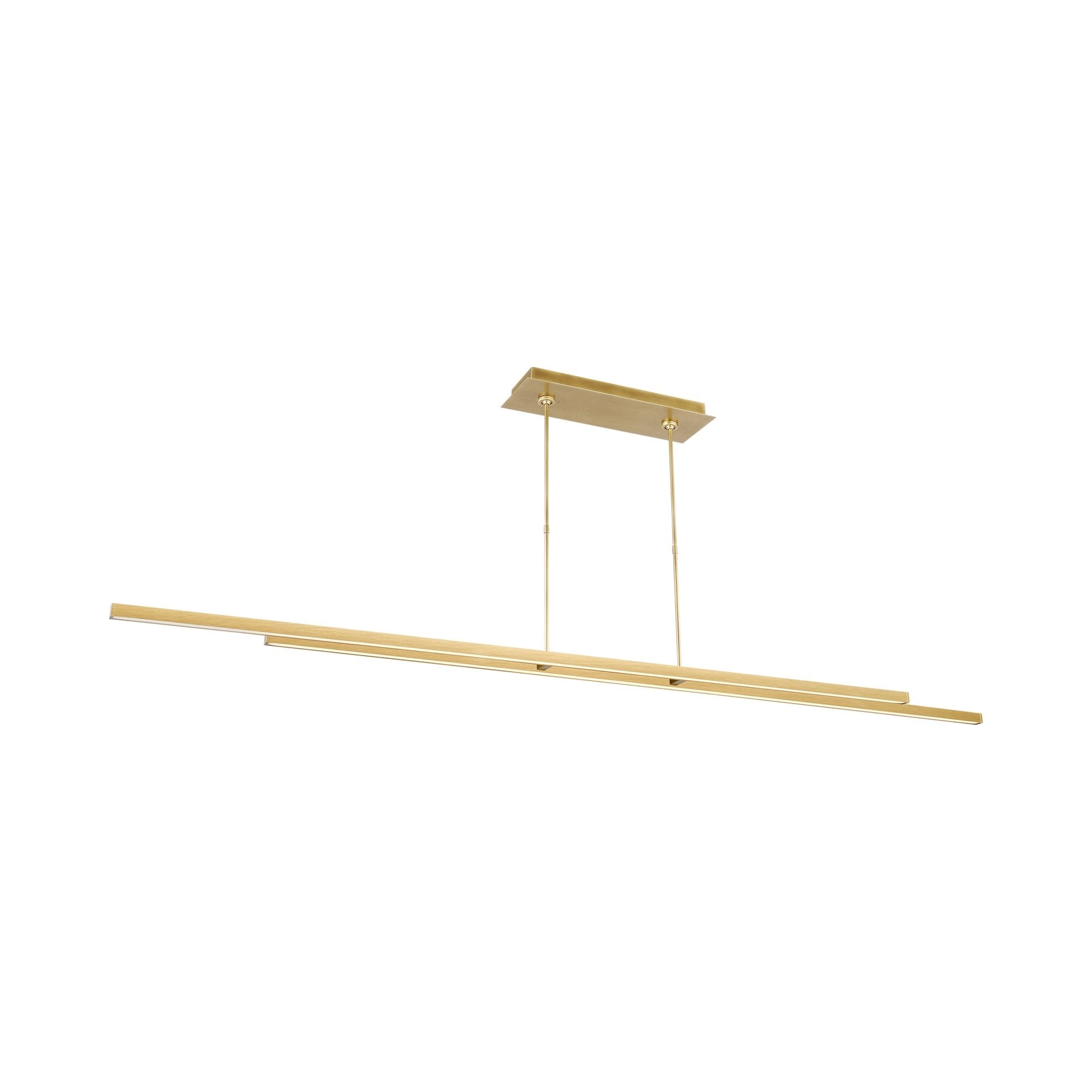 Visual Comfort Modern Stagger Linear LED Pendant Light