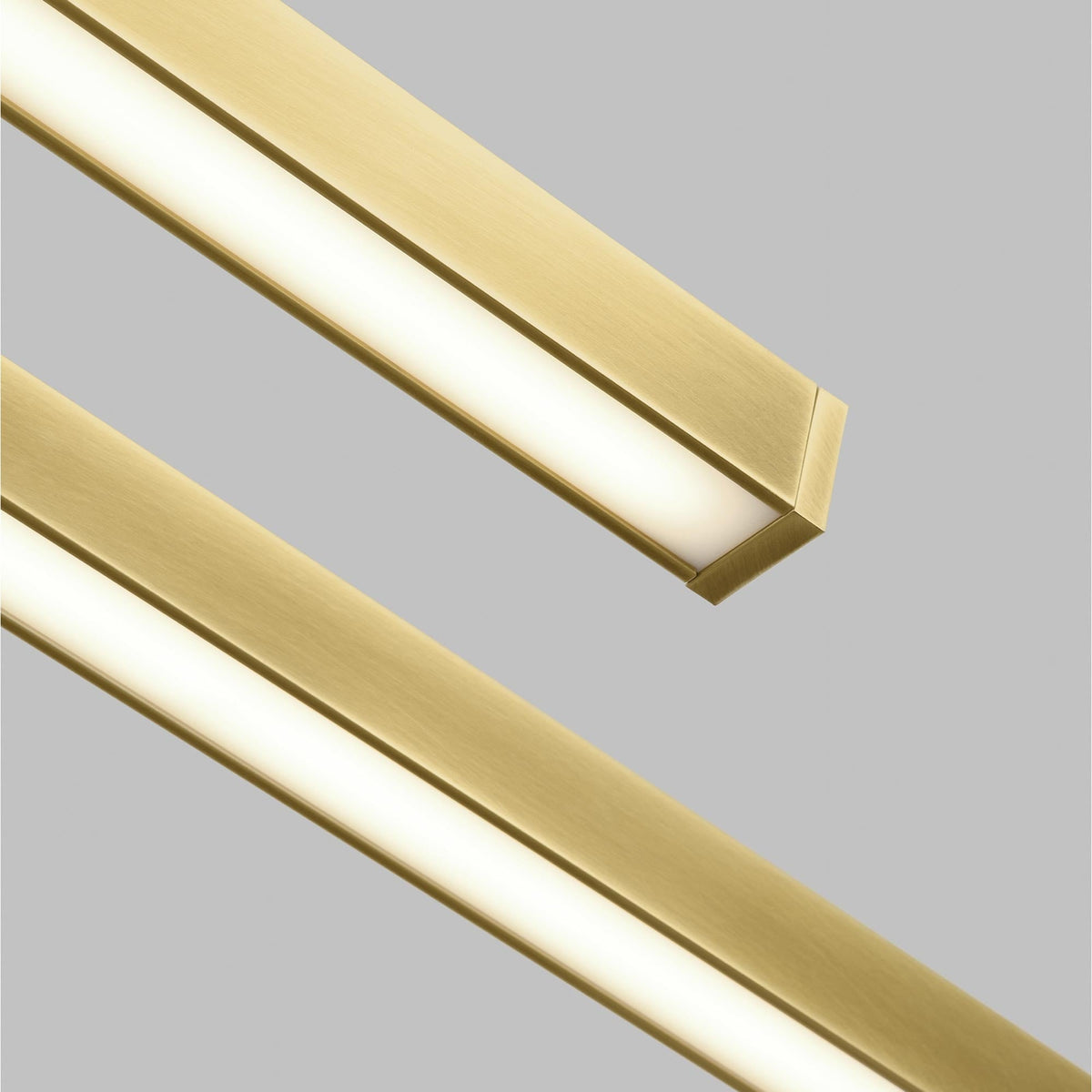 Visual Comfort Modern Stagger Linear LED Pendant Light