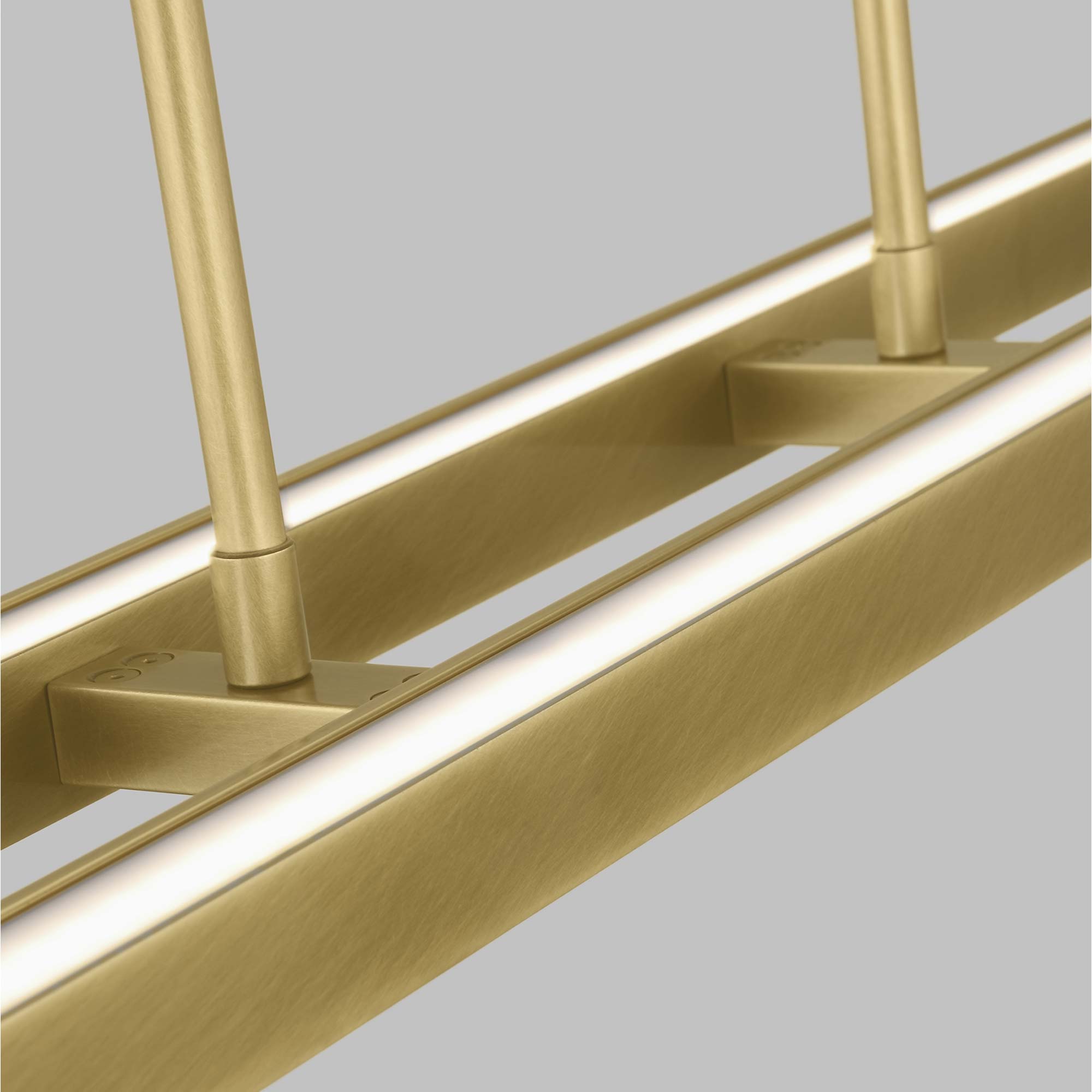 Visual Comfort Modern Stagger Linear LED Pendant Light