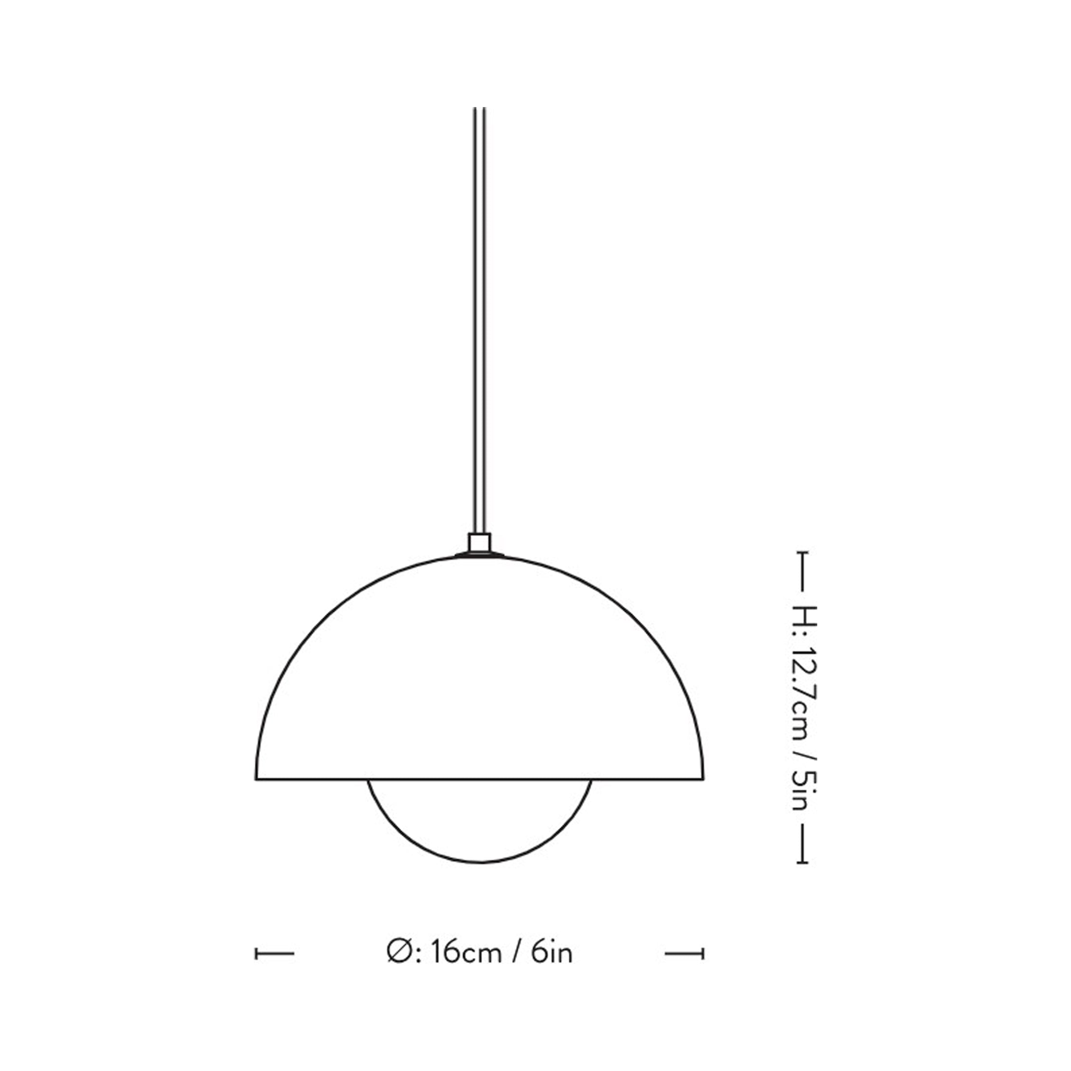 &Tradition Flowerpot VP Pendant Light