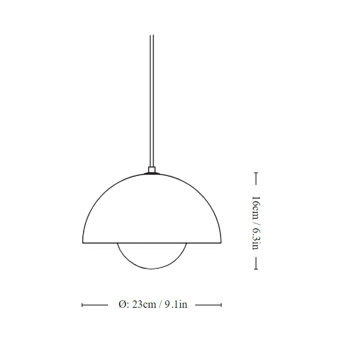 &Tradition Flowerpot VP Pendant Light