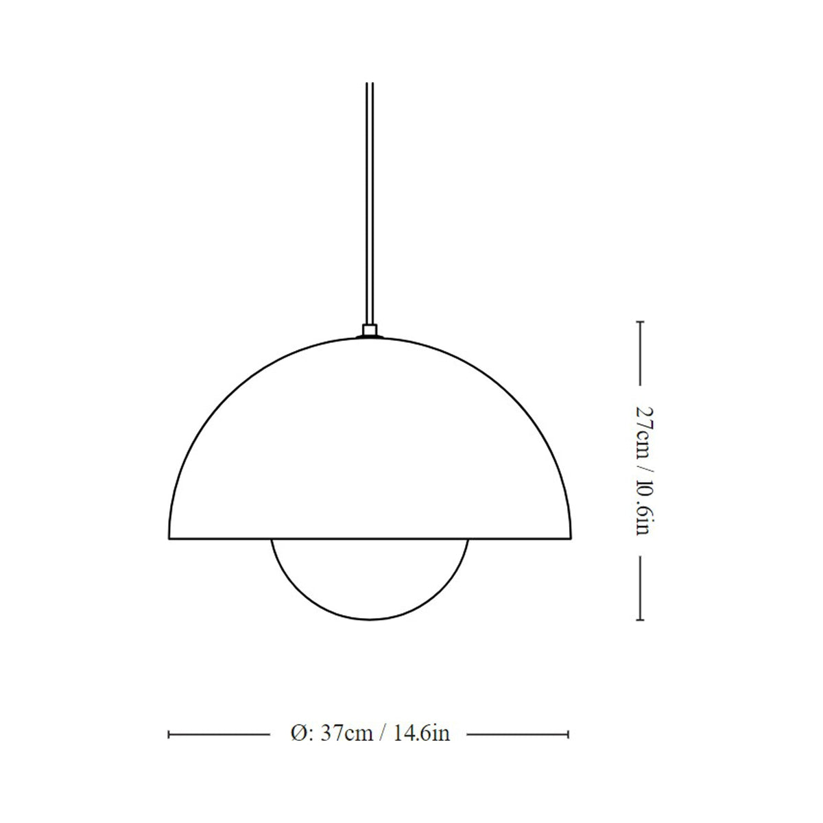 &Tradition Flowerpot VP Pendant Light