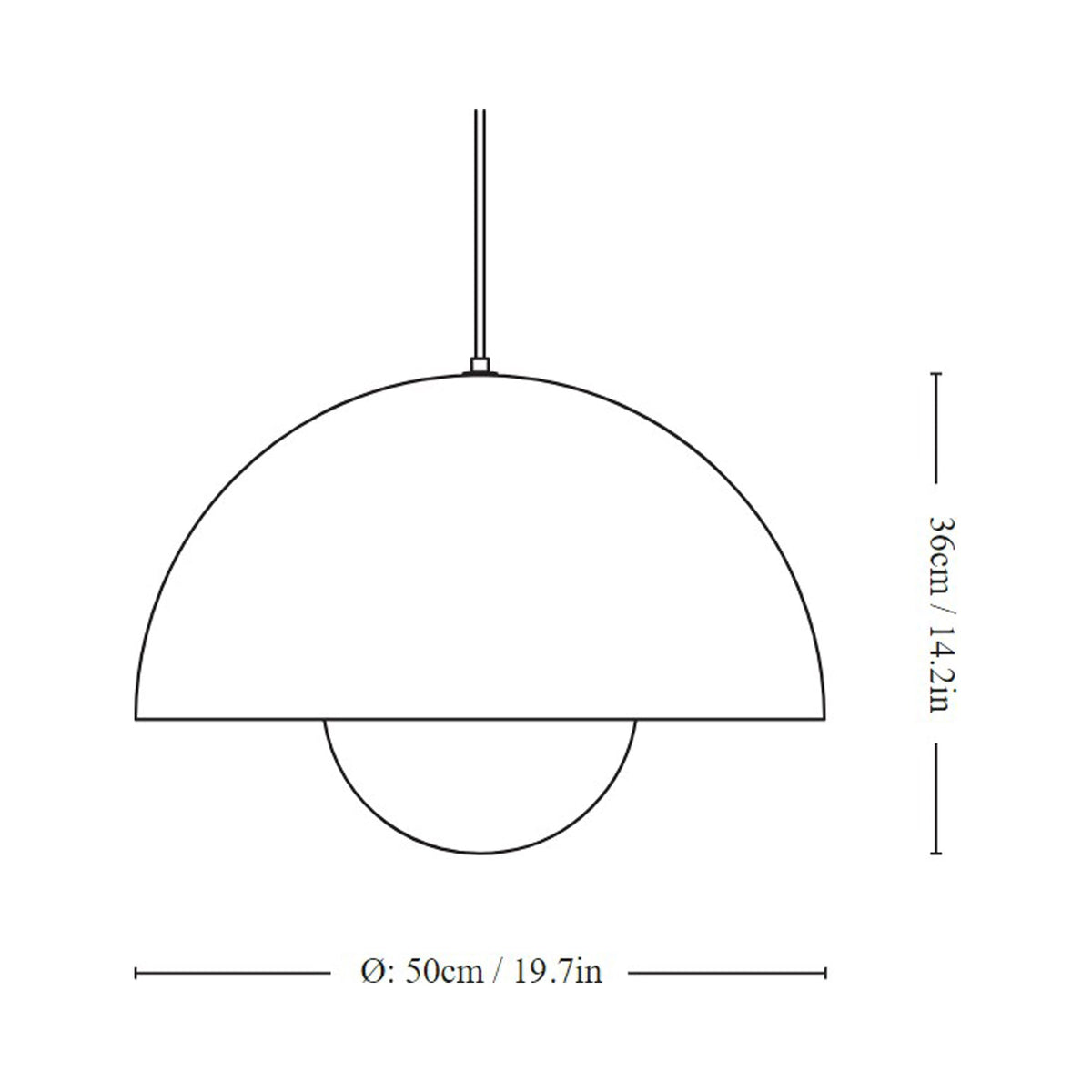 &Tradition Flowerpot VP Pendant Light