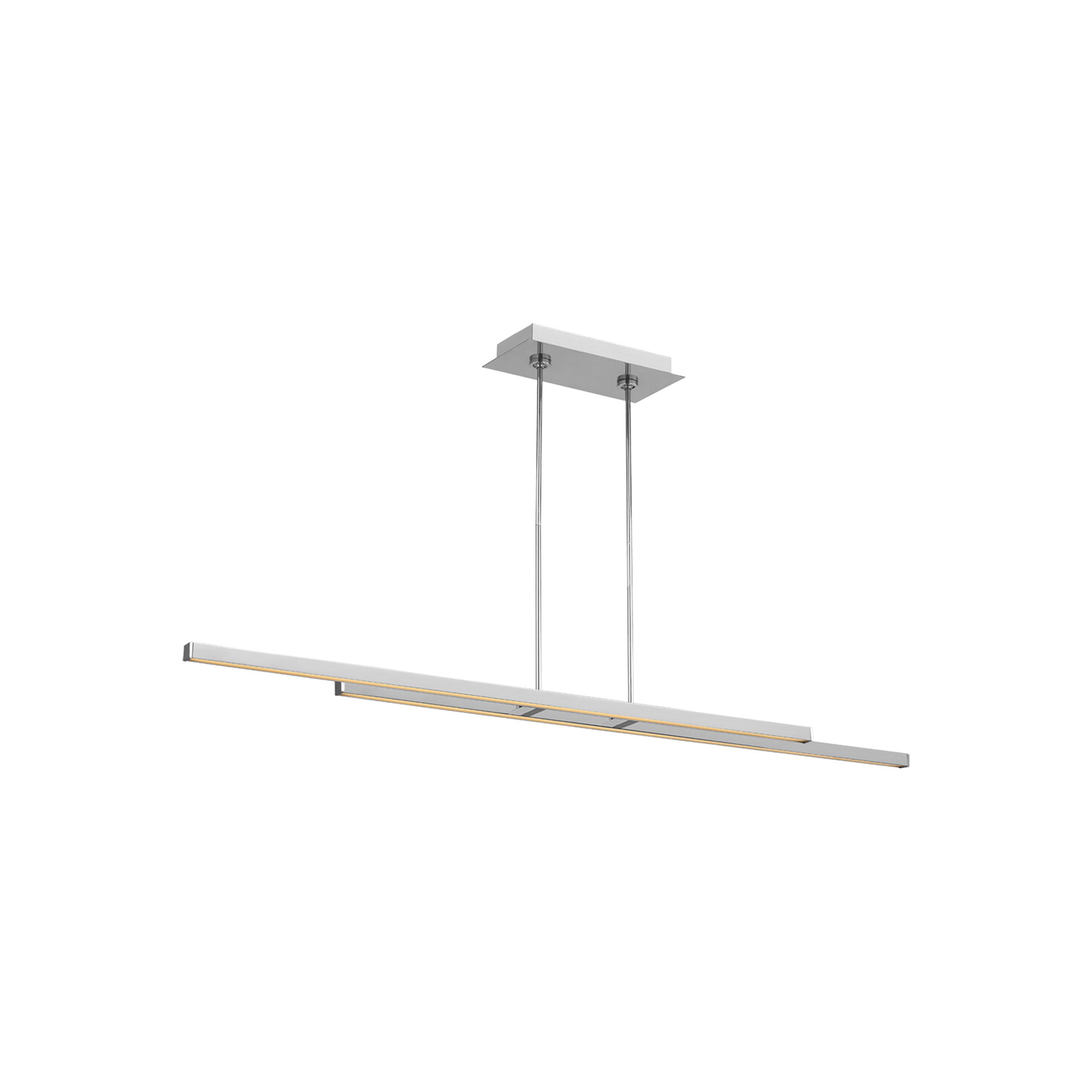 Visual Comfort Modern Stagger Linear LED Pendant Light