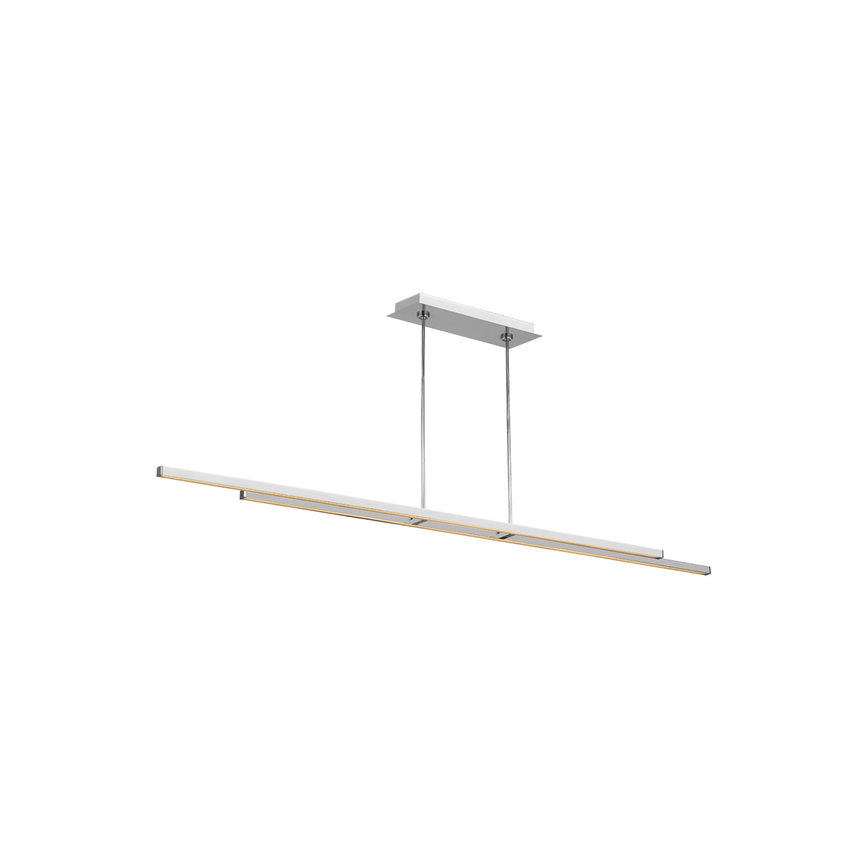 Visual Comfort Modern Stagger Linear LED Pendant Light