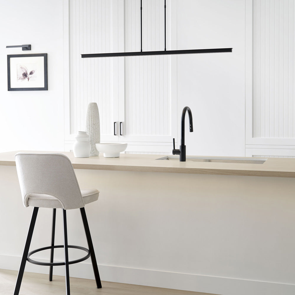 Visual Comfort Modern Stagger Linear LED Pendant Light