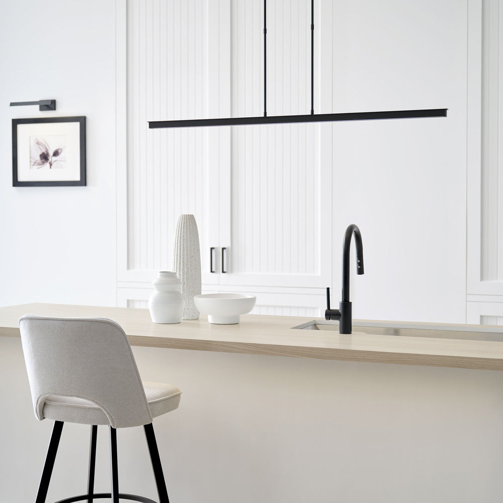 Visual Comfort Modern Stagger Linear LED Pendant Light